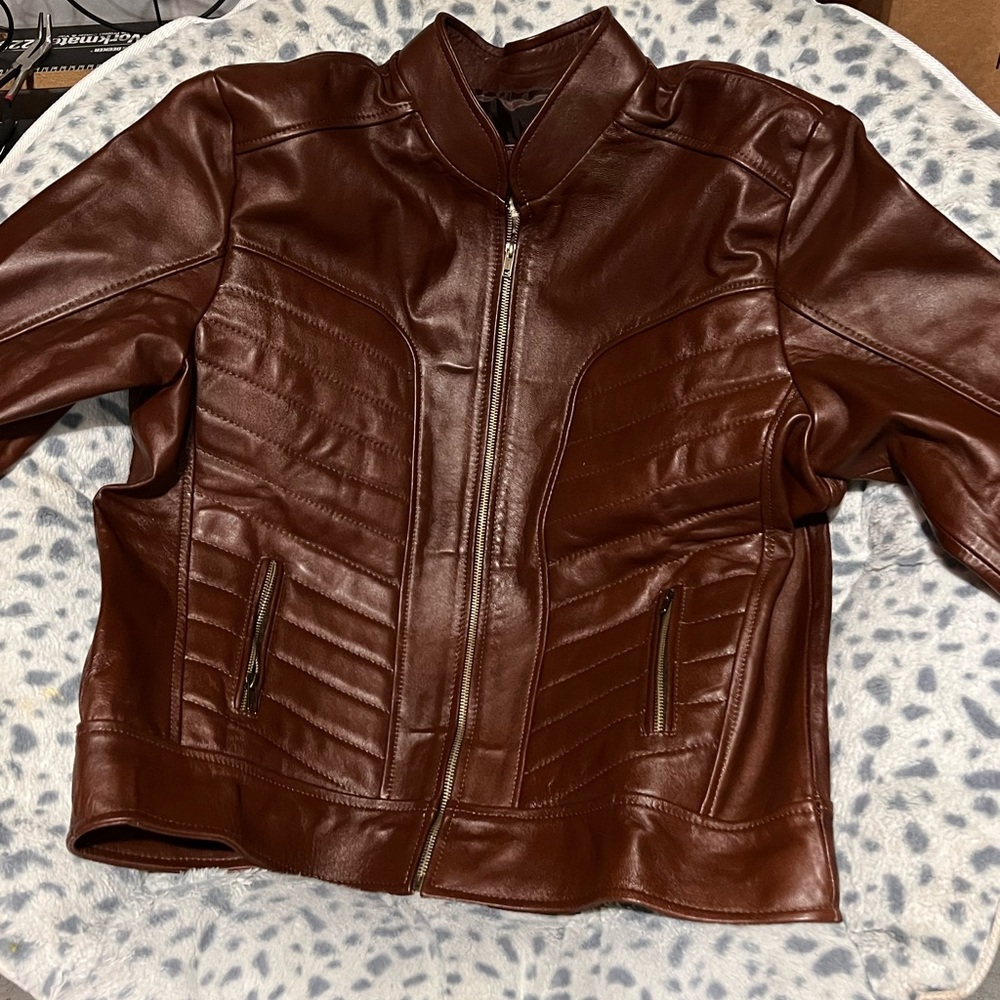 REAL Mexican Borrego/Sheep Leather Jacket